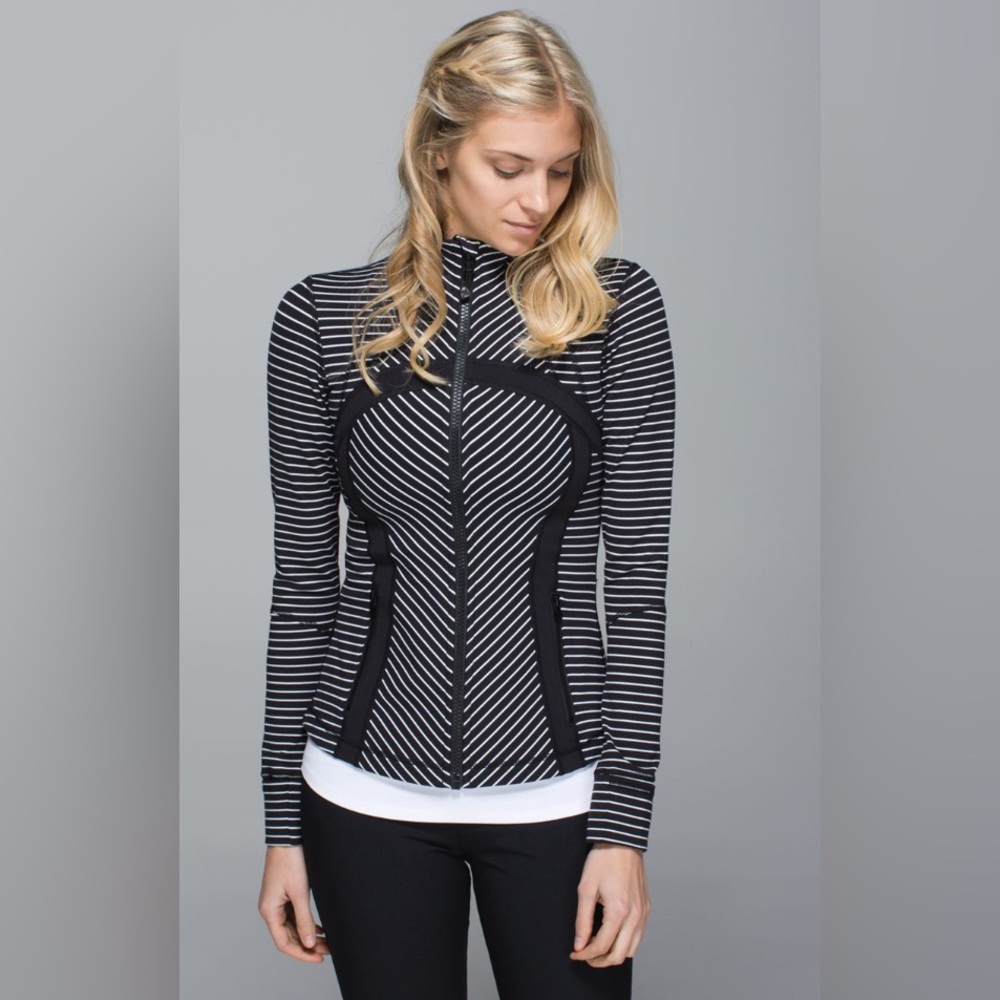Define Jacket Parallel Stripe